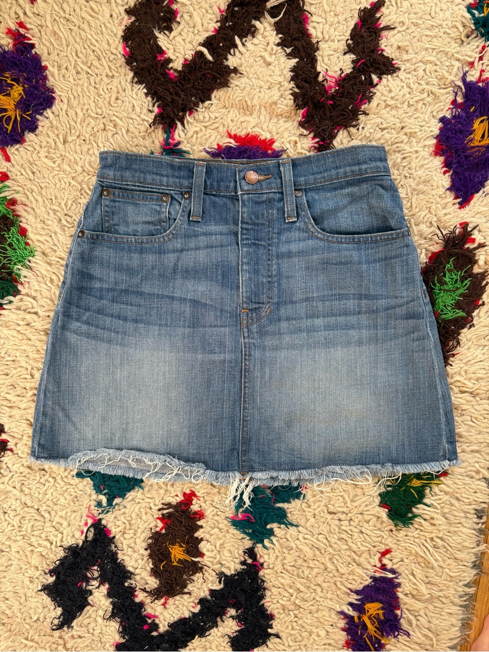 Madewell Denim Jean Skirt